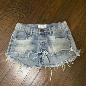 One Teaspoon Denim Shorts